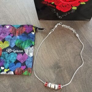 Brighton necklace with gift bag & pouch
